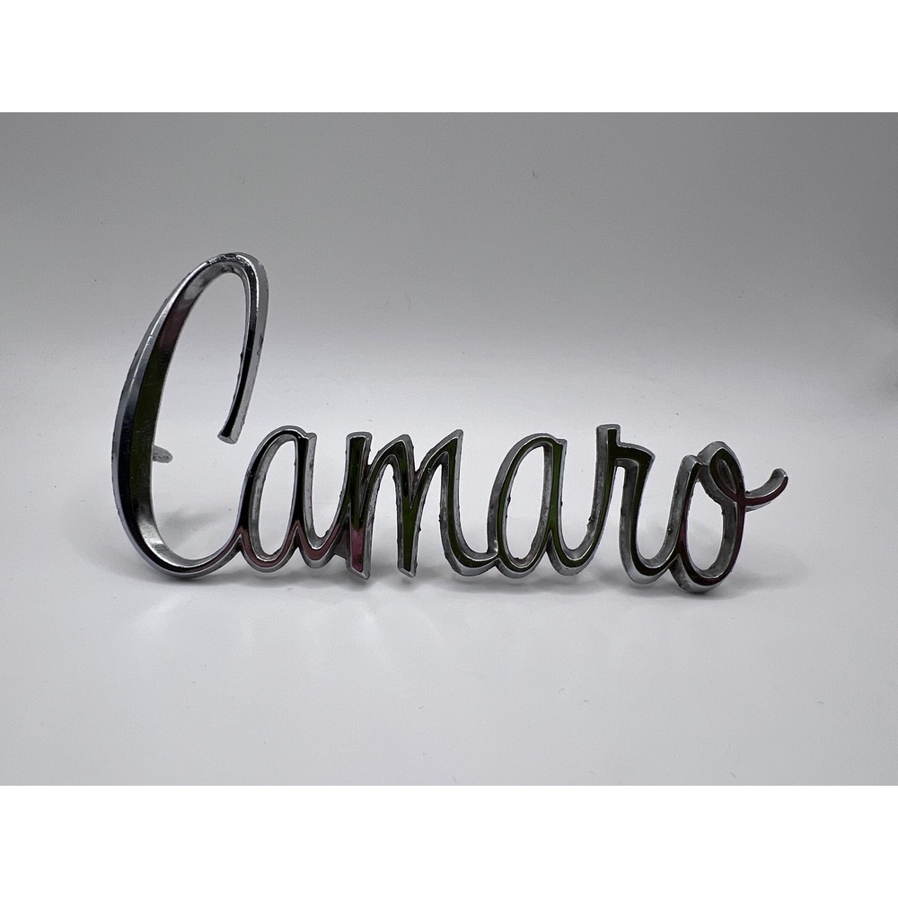 1970-1974 Chevrolet Camaro Fender Script Emblem Vintage OEM Part‎ 3974594/SU310